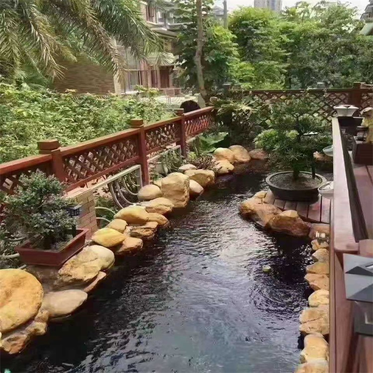 延边朝鲜族庭院鱼池假山设计公司